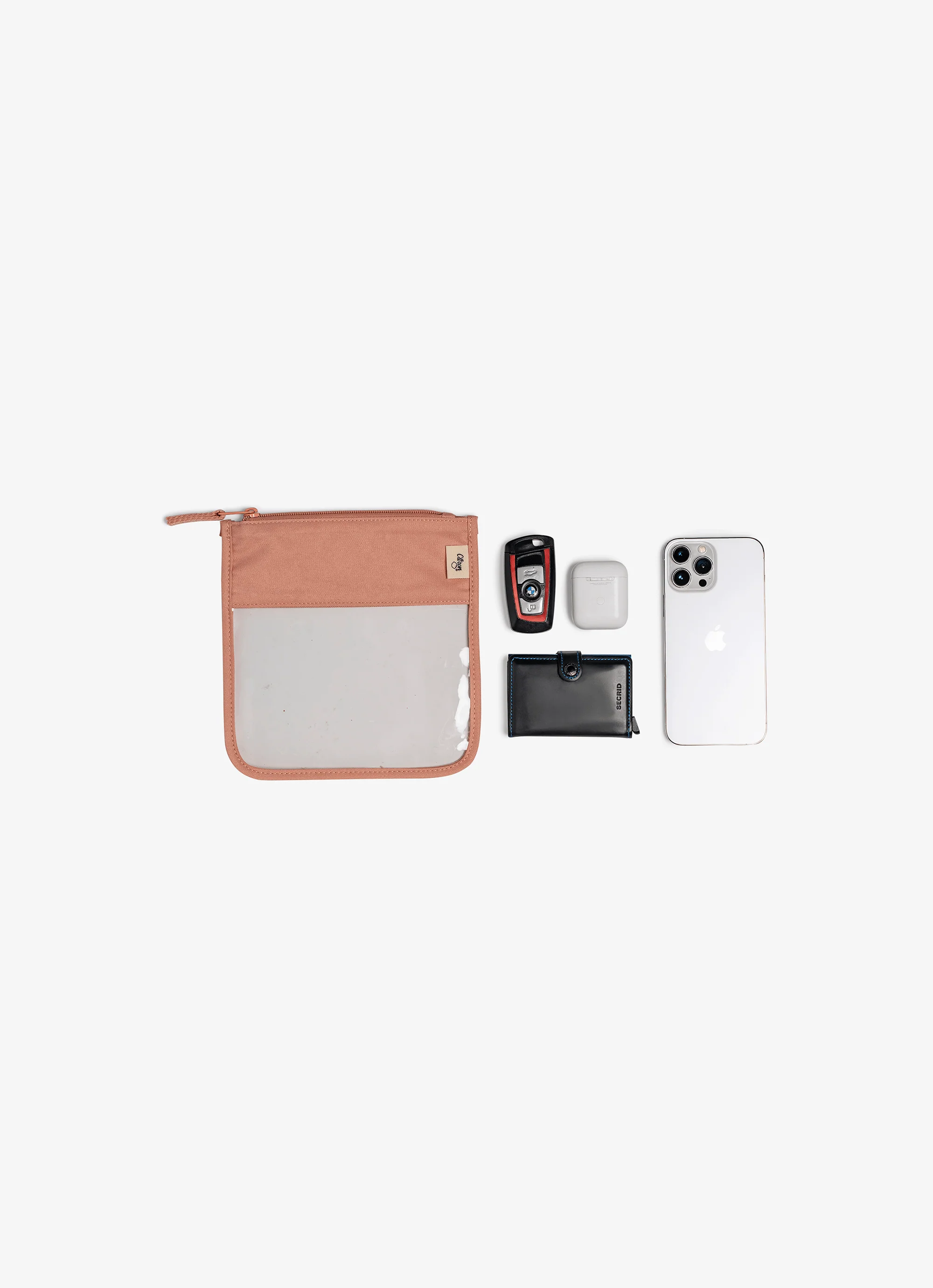 حقيبة سحاب شفافة - صغيرة - Image 4