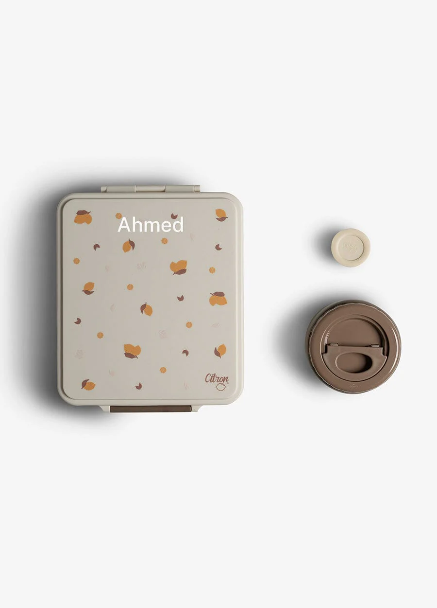 علبة غداء كبيرة - 4 أقسام + وعاء طعام - Image 13