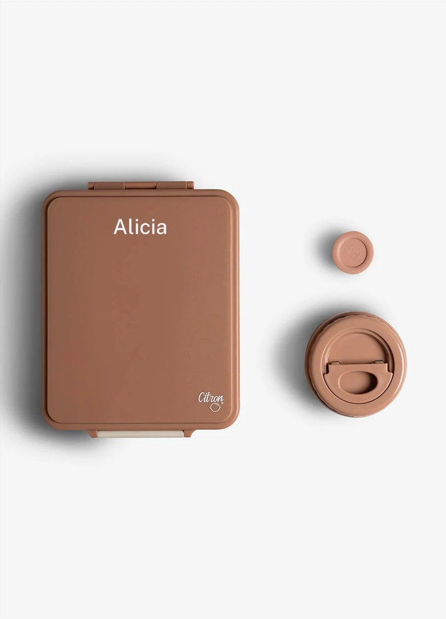 علبة غداء كبيرة - 4 أقسام + وعاء طعام - Image 18