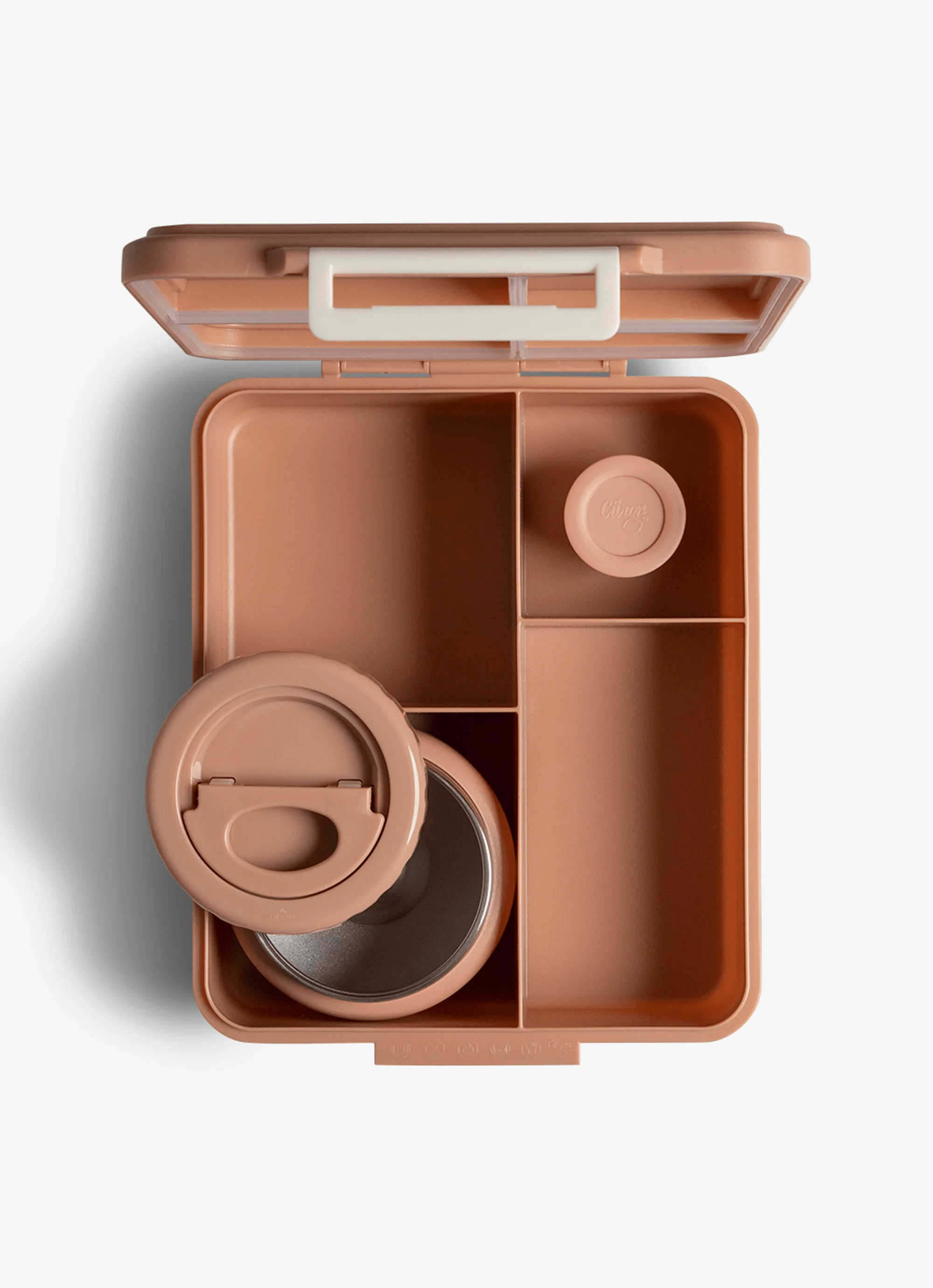 علبة غداء كبيرة - 4 أقسام + وعاء طعام - Image 39