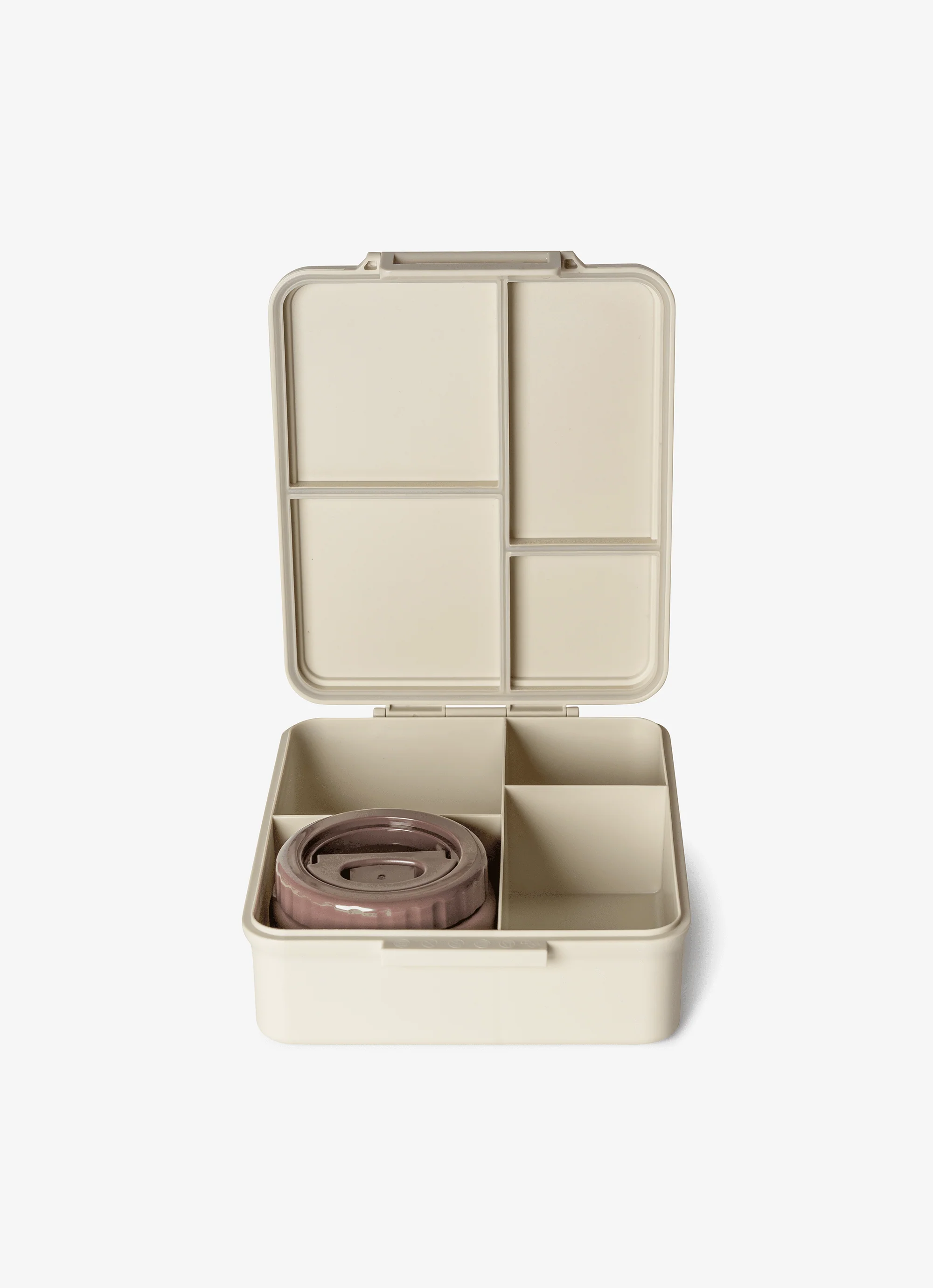 علبة غداء كبيرة - 4 أقسام + وعاء طعام - Image 59