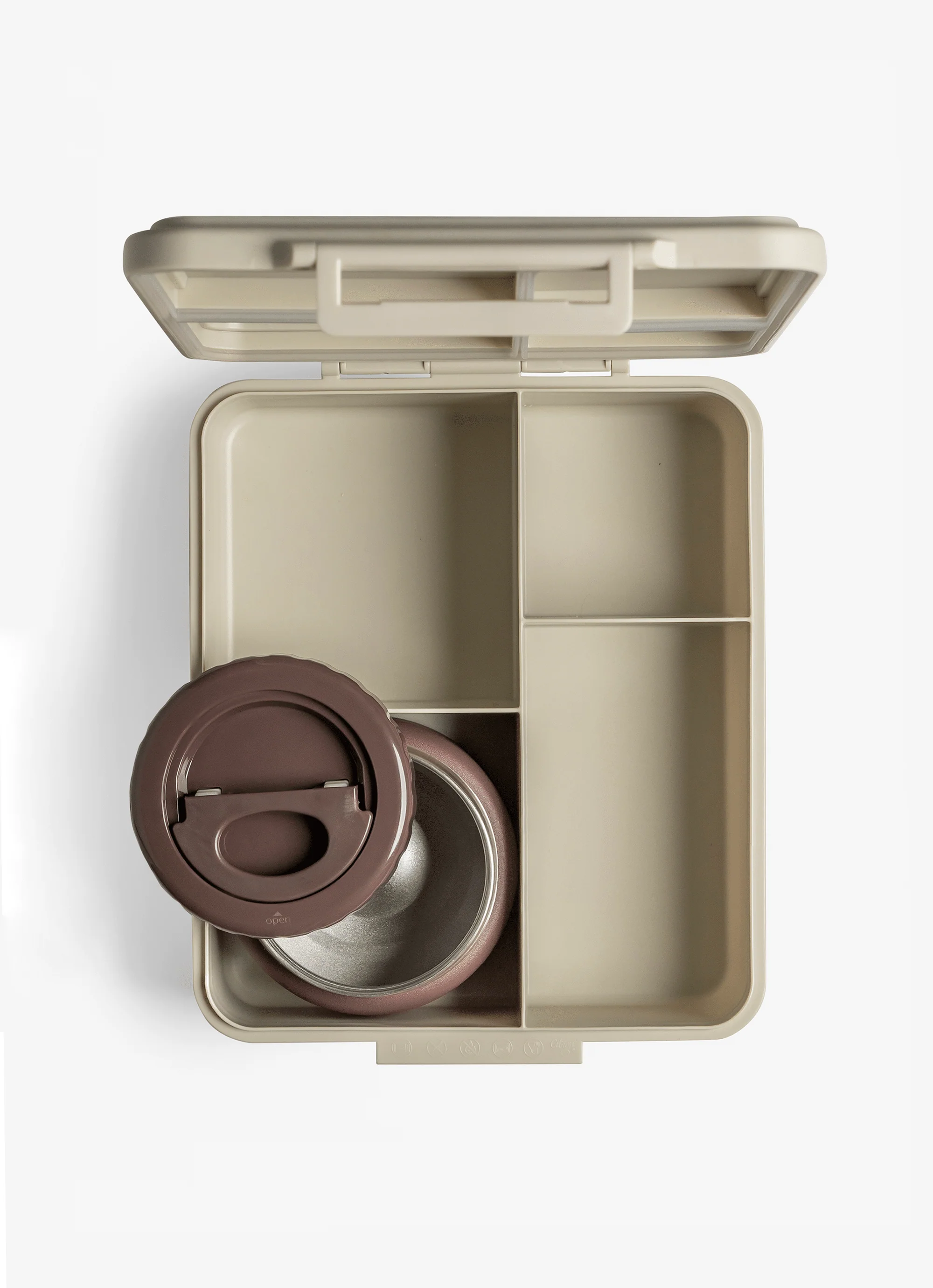 علبة غداء كبيرة - 4 أقسام + وعاء طعام - Image 62