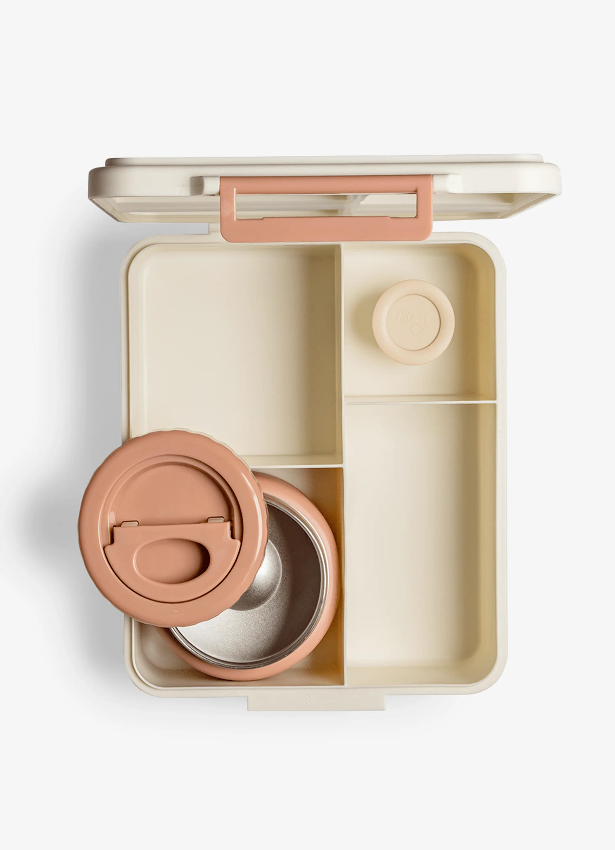 علبة غداء كبيرة - 4 أقسام + وعاء طعام - Image 74