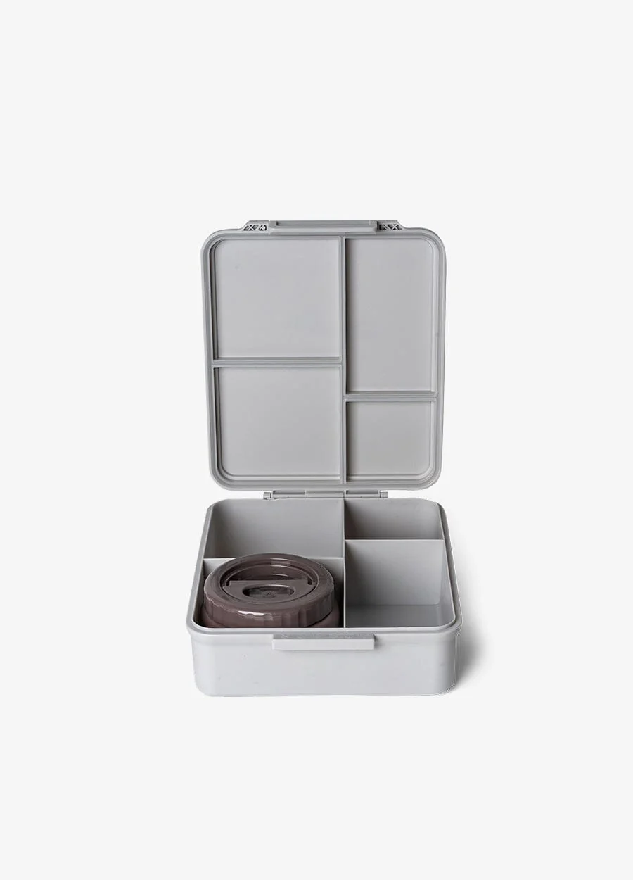 علبة غداء كبيرة - 4 أقسام + وعاء طعام - Image 94