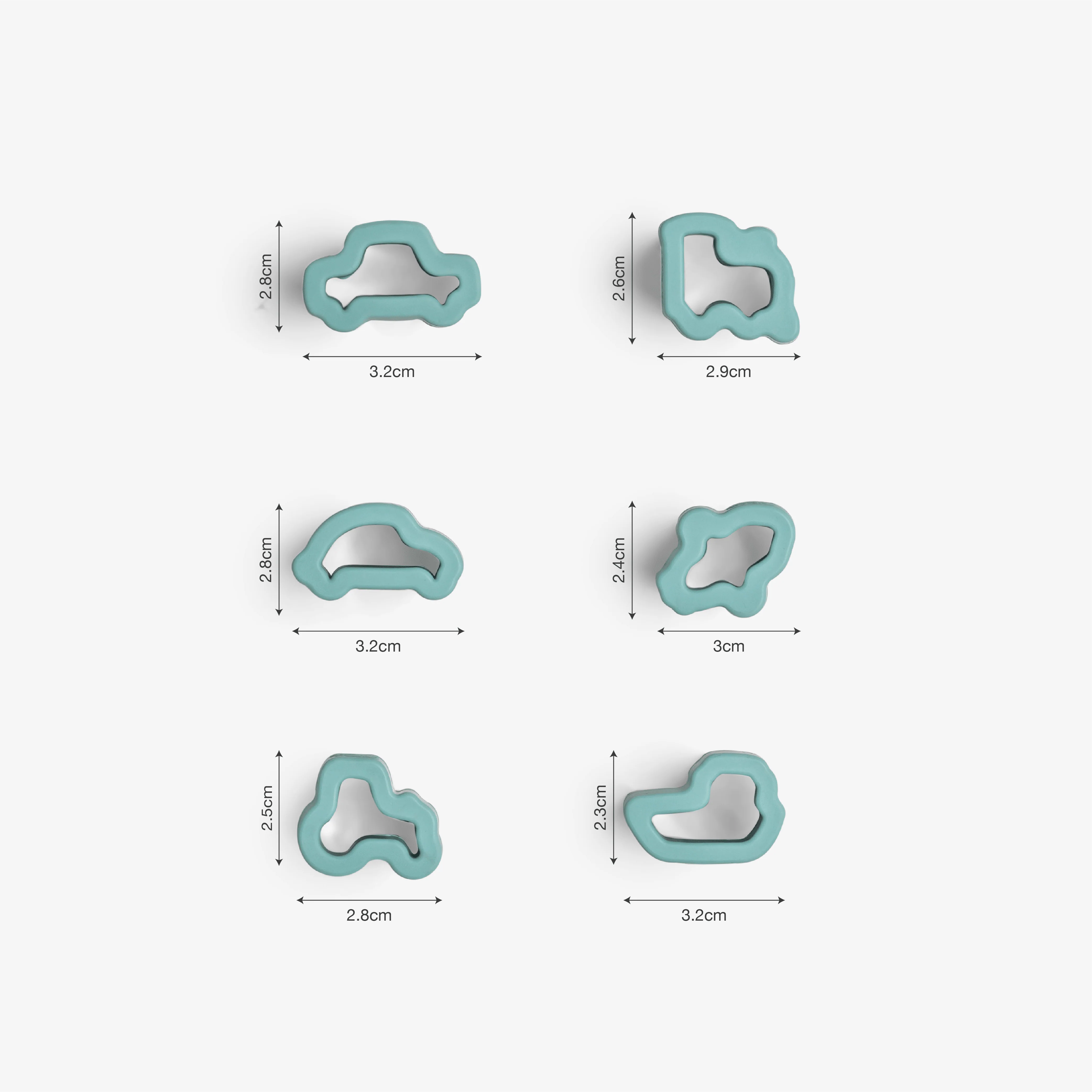 طقم من 6 قواطع فاكهة - Image 19